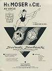 hy moser cie watch company saltofix vintage 1956 swiss ad