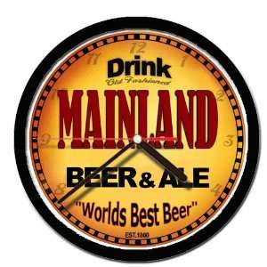  MAINLAND beer and ale cerveza wall clock 