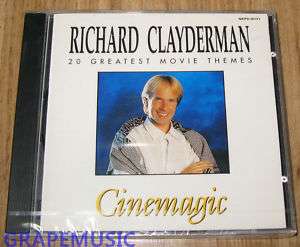 RICHARD CLAYDERMAN Cinemagic Greatest Movie Themes CD  
