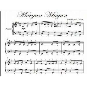  Morgan Magan Easy Piano Sheet Music Traditional Celtic 