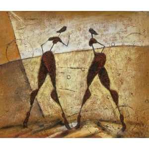  Dancing Women in Africa Oil Painting on Canvas Hand Made 