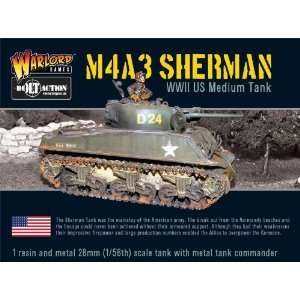  Bolt Action 28mm M4A3 Sherman Toys & Games