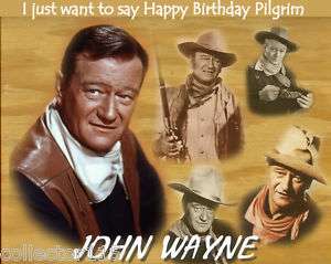 John Wayne #3 Edible Cake Topper  