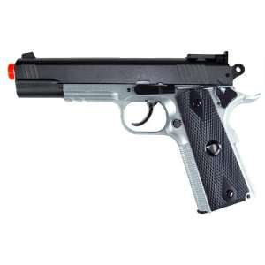  TSD M1911 Tactical Airsoft Spring Pistol Two Tone/Black 