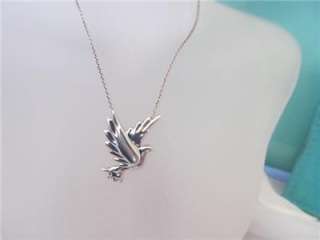 Tiffany & Co. Paloma Picasso Dove Sterling Silver Pendant/Necklace
