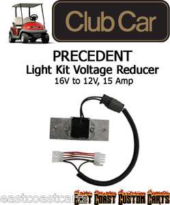 Club Car Precedent Golf Cart Light Kit VOLTAGE REDUCER (Carts w/8volt 