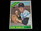 Ken Hamlin Auto Signed 1966 Topps Card #69 JSA Q