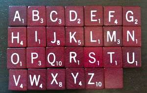 Wooden Maroon Scrabble Tiles Letters Jewelry U Pick  
