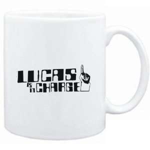    Mug White  Lucas is in charge  Male Names