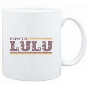 Mug White  Property of Lulu   Vintage  Female Names  