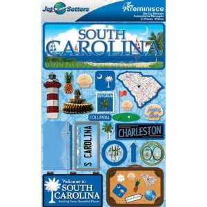  Jetsetters South Carolina Die Cut Stickers Sports 