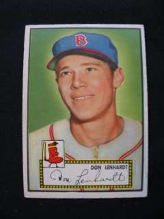 MLB 1952 Topps Boston Red Sox Don Lenhardt card  