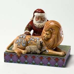  Jim Shore Heartwood Creek Santa with Lion *NEW 2011*