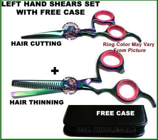 LEFT HAND 5.5 Hair Cutting & Thinning Shears Scissors  