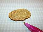   Resin Wicker Basket (Shallow Oval) A+ Value DOLLHOUSE Miniatures