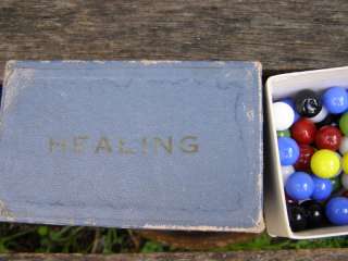 VINTAGE HEALING GEMSTONE CHINESE CHECKERS MARBLES  