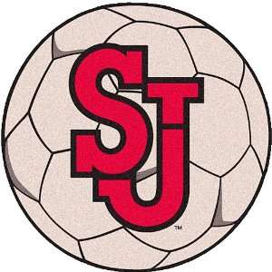  Fanmats St. Johns Red Storm Soccer Ball Shaped Mats 