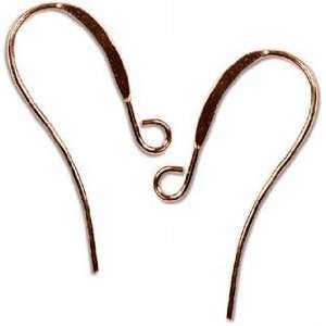  Copper Plated Long Elegant Earring Hooks (50) Arts 