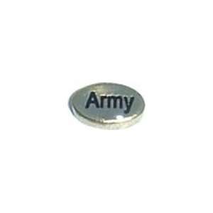 Army Floating Charm for Heart Lockets Jewelry