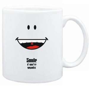  Mug White  Smile if youre gigantic  Adjetives Sports 