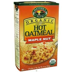 Natures Path   Organic Instant Hot Oatmeal   Maple Nut   8ct  