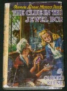 Carolyn Keene THE CLUE IN THE JEWEL BOX 1943 HC/DJ  