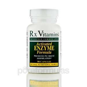  RX Vitamins Activated Enzyme Formula 90 Capsules Health 