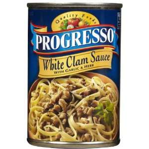Progresso White Clam Sauce, 10.5 oz, 12 Grocery & Gourmet Food