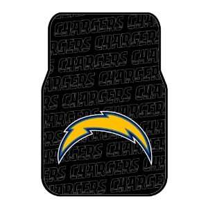  San Diego Chargers 2 Front Piece 602 Rubber Car/Truck Mats 