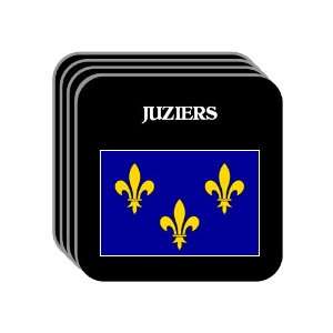  Ile de France   JUZIERS Set of 4 Mini Mousepad Coasters 
