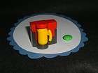 Coffee Maker Red/Black  Yel​low Pot (Playmobil Dollhouse Kitchen 