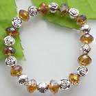 Crystal Faceted Beads Gem Bracelet Stretch 7 K127