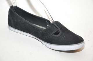 SUGAR Kasper Black Corduroy Flat Slip On Women Shoes 7 M  