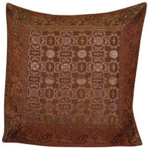 Pillow Case in Silk Hand Crafted in India 
