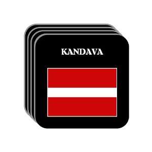  Latvia   KANDAVA Set of 4 Mini Mousepad Coasters 