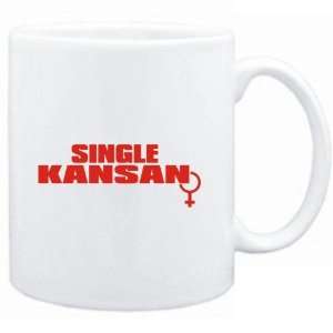  Mug White  Single Kansan   Femiale Usa States Sports 