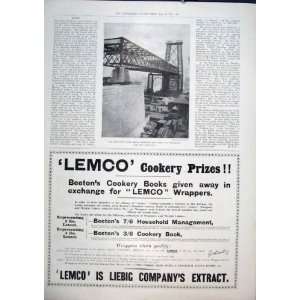  Advert Lemco BeetonS Cookery River Bridge New York