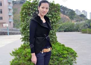 Fashion Autumn Korean Womens Vest Imitation Rabbit Fur Collar Jacket 