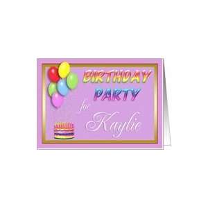  Kaylie Birthday Party Invitation Card Toys & Games