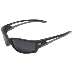 Edge Eyewear TSK21 G15 7 Kazbek Polarized Safety Glasses, Black with G 