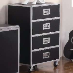  Leclair 4 Drawer Chest With Casters