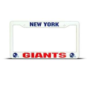  New York Giants Plastic License Plate Frame Nfl