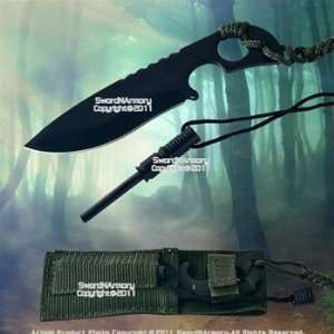   Fixed Blade Survival Knife Magnesium Fire Starter