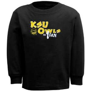  Kennesaw State Owls Infant Black #1 Fan Long Sleeve T 