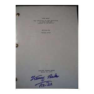  Signed Baker, Kenny (R2 D2) Star Wars Script Copy of 