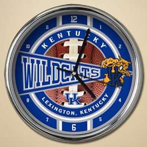  Kentucky Wildcats 12 Chrome Clock