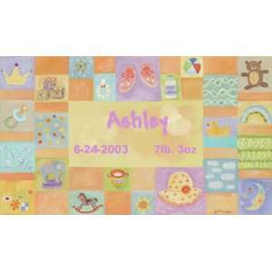  Baby Girl Personalized Canvas Reproduction Everything 