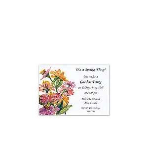  Zinnias Wedding Invitations