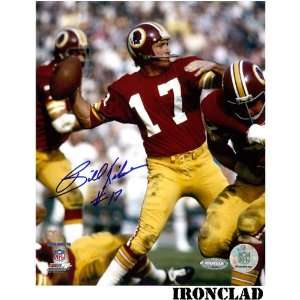  Billy Kilmer Signed Redskins 16x20 Throwing Everything 