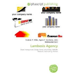  Lambesis Agency (9786133932890) Books